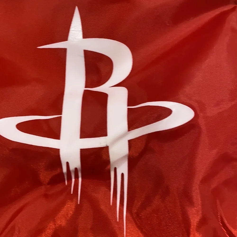 HOUSTON ROCKETS VINTAGE SOFT BACK PACK WITH FRONT ZIPPER NWT